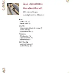 Lüszi, Erotikus masszázs VIII. kerület, 24 év Nő VIII. kerület Budapest Magyarország, +36208216824