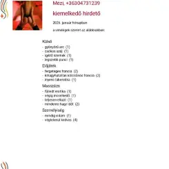 Mézi, Erotikus masszázs XIV. kerület, 32 év Nő XIV. kerület Budapest Magyarország, +36304731239