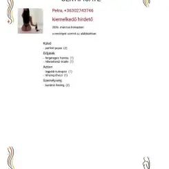 Petra, Erotikus masszázs VIII. kerület, 22 év Nő VIII. kerület Budapest Magyarország, +36302743746